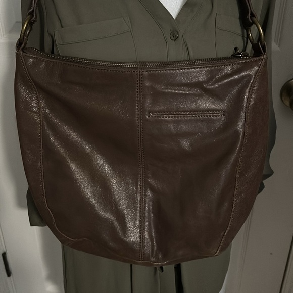The Sak genuine brown leather shoulder bag - Picture 4 of 4